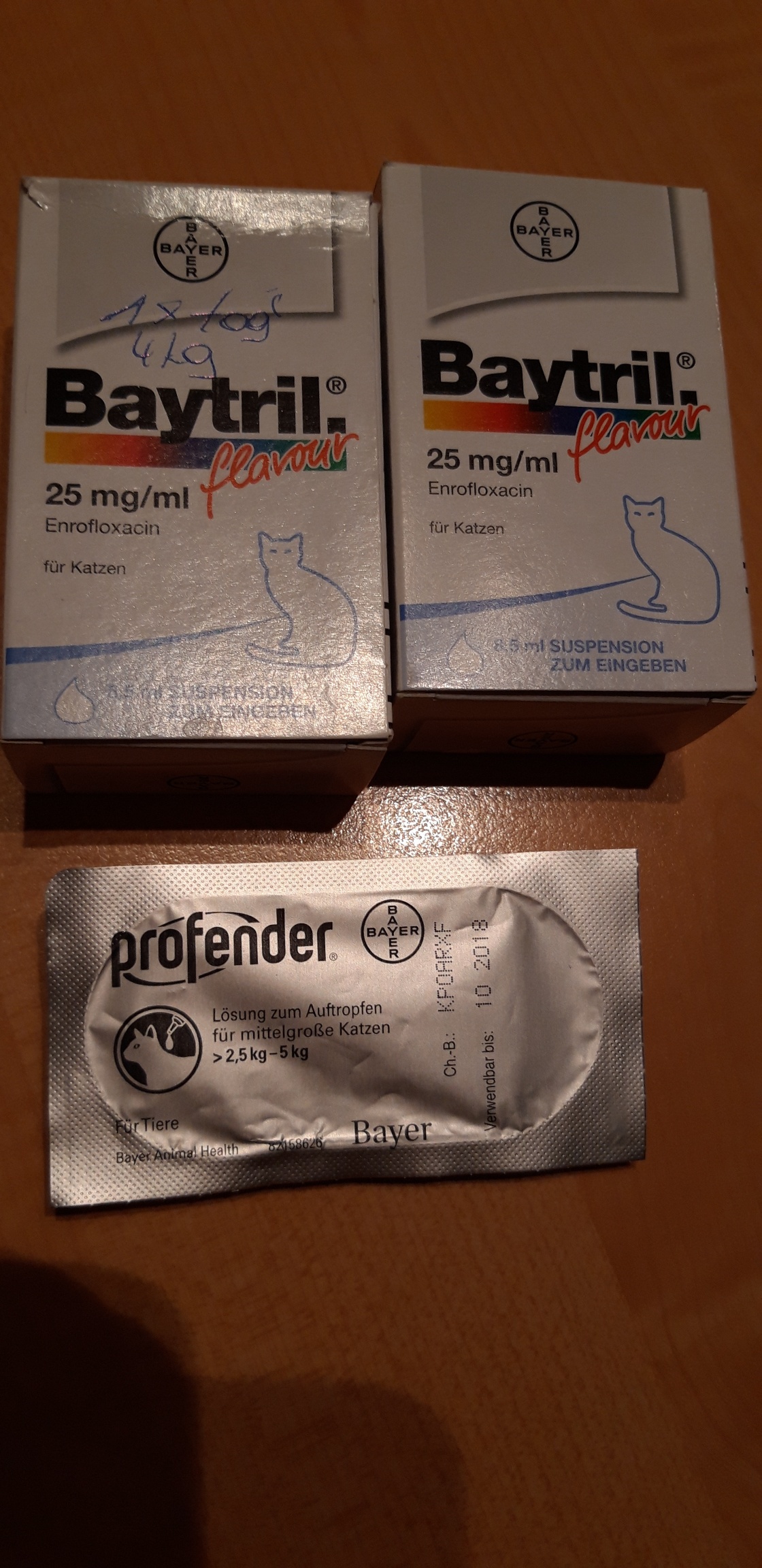 Medikamente für Katzen zu verschenken